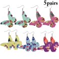 thumbnail image 2 of Dangle Earrings Butterfly Shape Creative Fashion Drop Earrings Pierced Earrings, 2 of 10
