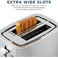 thumbnail image 4 of 2 Slice Stainless Steel Toaster with 7 Shade Settings and  Wide Slots for Bagels, 4 of 5