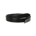 thumbnail image 3 of Men's 1 1/8" Black Cut-To-Fit One-Size-Fits-All Feather Edged Plain Leather Dress Belt, 3 of 5
