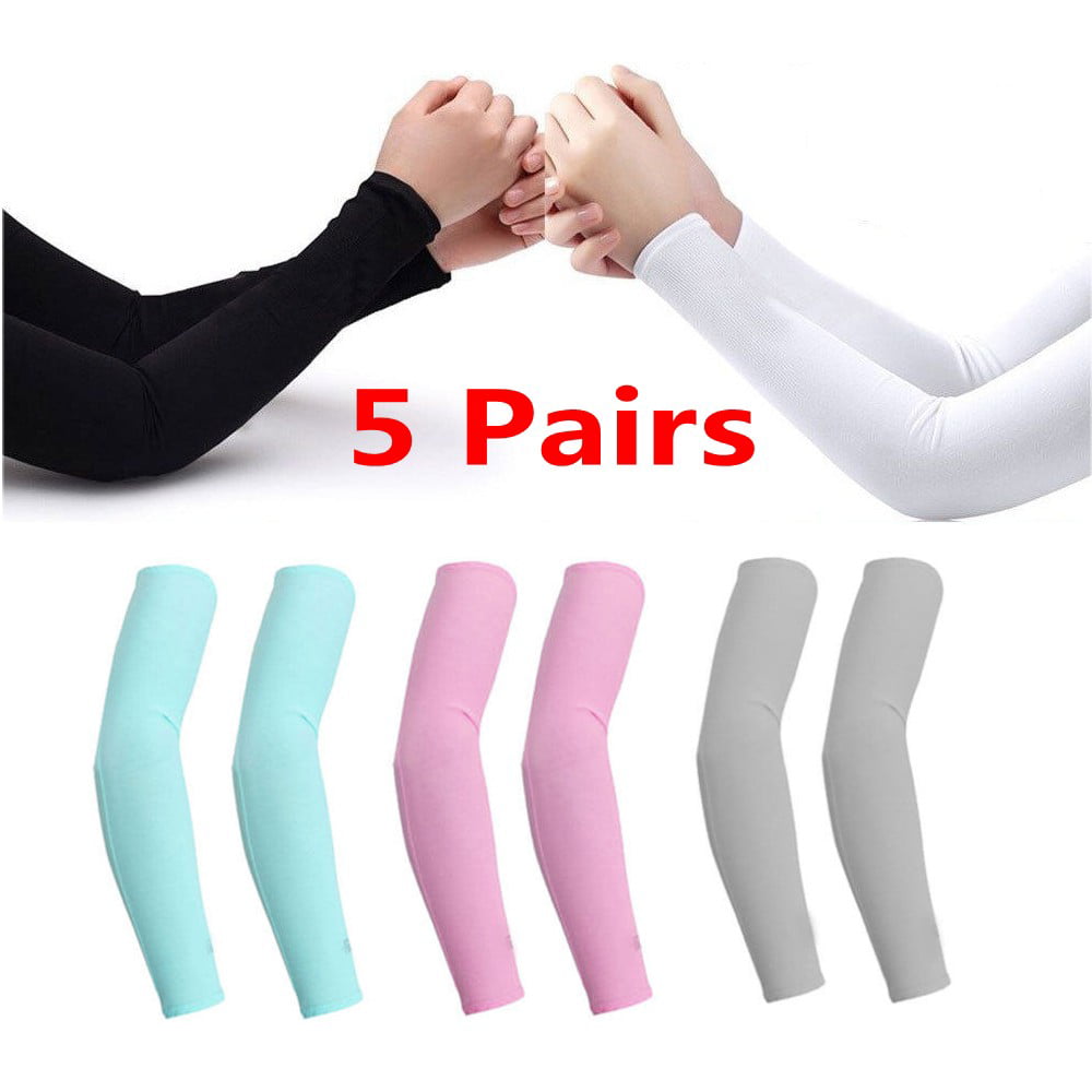 Cooling Arm Sleeves Cover UV Sun Protection For Men Safety Women Unisex P0Q3