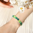 thumbnail image 6 of 1 Box 300pcs St. Patrick's Day Clover Beads Lucky Clover Beads Good Luck Shamrock Irish Green Three Leaf Shape Clay Loose Spacers, 6 of 7