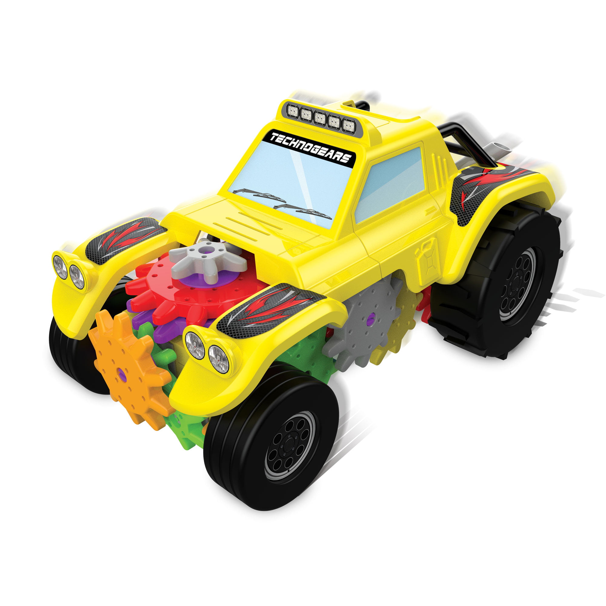 The Learning Journey Educational Construction Engineering STEM Learning 60+ Pieces Kid Toys & Gifts for Boys & Girls Ages 6 Years and Up Techno Gears Award Winning Toys Off Road Racer 