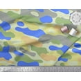thumbnail image 2 of Soimoi polyester Crepe Fabric Two Tone With Grey Camouflage Print Fabric by the Yard 42 Inch Wide, 2 of 3