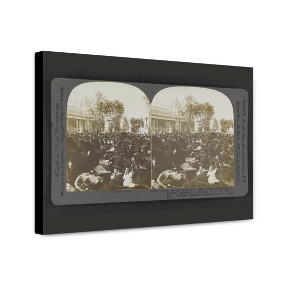 Canvas Print: Royal Grenadier Guard And Garde Republicaine Bands' Farewell