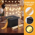 thumbnail image 5 of Alaiyaky 30 Pieces Graduation Candy Boxes Graduation Party Favors Doctoral Cap Shaped Gift Box Graduate Centerpieces with Tassel Sticker for Grad Ceremony Party, 5 of 8