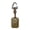 Dark Brown, variant on 4 Pack Cyber Geometric AirTag Keychains with Tactical Carabiner & Woven Paracord Rope, Multi Color Silicone Tracker Holder Keychains, Signal Transparent Protective Cover