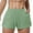 Light Green, variant on Womens Waffle Knit Pajama Shorts Soft Drawstring Lounge Bottoms Casual Workout with Pockets Light Green L