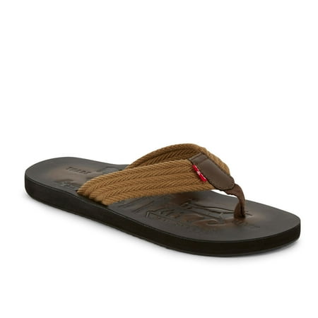 

Levi s Mens Two Horse Casual Flip-Flop Sandal Shoe