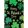 thumbnail image 2 of Briarwood Lane St. Patrick's Day Clovers Garden Flag, 2 of 4