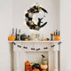 thumbnail image 4 of 2024 Nueva corona de Halloween, coronas de gato negro de luna de Halloween con luces, decoración del hogar para colgar, corona de gato negro de luna de flores, decoración de pared de fiesta para el ho, 4 of 7