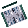 thumbnail image 5 of Compacts Rolls Up PU Leather Backgammon Game Mat Backgammon Board And Chess Set Waterproof For Beach Park And Home Use, 5 of 9
