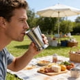 thumbnail image 4 of Insulated Metal Cocktail Mixing Cup, Versatile Drinkware for Parties and Home Bar, Classic Julep Cup for Picnic, Camping, and Everyday Use, 4 of 6