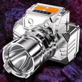 thumbnail image 4 of 1 Set Fishing Miner Lamp High Brightness Rechargeable Smart Battery Display Illumination Head-mounted Small Flashlight for Outdoo, 4 of 10