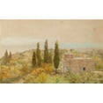 thumbnail image 3 of John William North 24x16 Black Modern Framed Museum Art Print Titled - Country House, Algiers (1875), 3 of 5