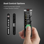 TIMMKOO 136GB AI Voice Recorder, Digital Voice Recorder with Playback, Offline Transcribe and Online Summarize/Mindmap, Voice Activated Audio Recorder (Silver)