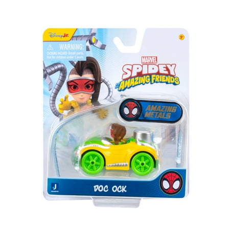 MARVEL Spidey and His Amazing Friends Amazing Metals Doc Ock - 3-inch Die-Cast Vehicle with Built-In-Character