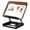 B (With storage box) (Walnut Color), variant on ZYNERY Book Stand for Reading, Book Holder with Bookmarks, Height & Angle Adjustable, 360° Rotating Base, Foldable and Portable, Lightweight for Office, Kitchen, Recipe, Tablets, Laptops