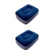 thumbnail image 3 of Moyic Reposapiés y pie portátil inflable de PVC, reposapiés exquisito e inflable, amplia aplicación para avión y gris Gris azul 2Conjunto, 3 of 6