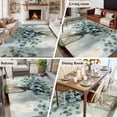 thumbnail image 5 of 5'x8' Area Rugs, Summer Eucalyptus Indoor Outdoor Area Rug for Living Room Bedroom, Spring Leaves Botanical Floral Washable Bathroom Rugs Kitchen Floor Carpet Mats Home Decor Aesthetic, 5 of 8