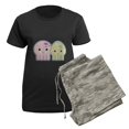 thumbnail image 5 of CafePress - Cute Kawaii Octopus &Amp; Squid P Women's Dark Paj - Women's Short Sleeve Print T-Shirt and Pants Dark Cotton Pajama Set, 5 of 7