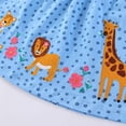 thumbnail image 7 of Toddler Flower Girl Dress Floral Print Animal Embroidered hort Sleeve Preschool Kids Princess Dress Girls Size 3T, 7 of 7