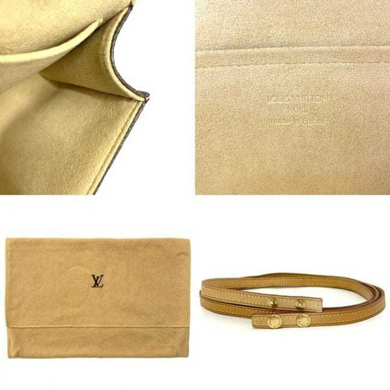 Vintage Louis Vuitton Monogram Clutch Bag w/ Removable Strap