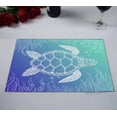thumbnail image 2 of PKQWTM Sea Turtle In Line Kitchen Dining Table Mats Placemats Size 12x18 Inches, Set of 2 Pieces, 2 of 2