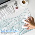 thumbnail image 4 of "Extra Large Desk Mouse Pad with Topographic Pattern - Non-Slip Rubber Base for Better Comfort and Style - Perfect Addition to Your Desk Decor", 4 of 7