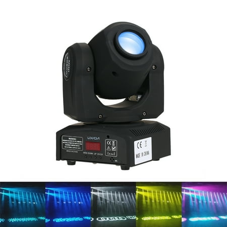 Lixada DMX512 Sound Control LED Stage Light 7/10 Channels Rainbow 7 Colors Changing for Party Disco KTV Club