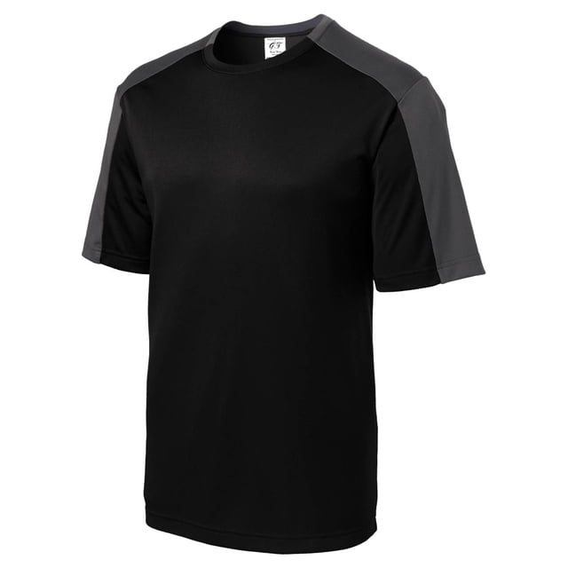 Gravity Threads Chemise à Manches Bloquées pour Hommes - Noir/gris Fer - Très Grand
