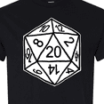 thumbnail image 4 of Inktastic 20 Sided White Dice T-Shirt, 4 of 5