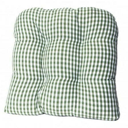 Mr. MJs Trading AG-60293 Chair Pad, Toro Green Check