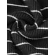 thumbnail image 5 of Vestido de maternidad de punto elástico de manga larga con volantes y rayas INSPIRAR CHIC para mujer, cálido y largo, color negro, talla XX-Large, 5 of 6