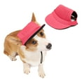 thumbnail image 5 of Dog Baseball Hat - Cute Pet Accessories for Dogs and - Stylish Straw Cap - Ideal for Outdoor Activities - and Functional Pet Clothing, 5 of 5