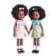 thumbnail image 3 of Muñeca Negra Para Niña, Pelo Rizado De 14,5 Pulgadas, Muñeca Negra Realista Y Suave Con Ropa Lavable, Conjunto De Vestido Y Diadema, Regalo Para Niñas Sweethay FN007665-03, 3 of 6