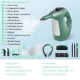 thumbnail image 4 of RUIE Handheld Steam Cleaner,1400W Portable Steamer with 14-Piece Accessory Kit and Safety Lock,257°F Steam,16.5 ft Cord,Multi-Surface Steam Cleaner for Home Kitchen Bathroom, 4 of 10