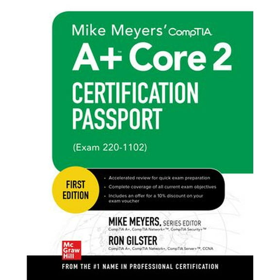 Pre-Owned Mike Meyers' Comptia A  Core 2 Certification Passport (Exam 220-1102) (Paperback) 1264612141 9781264612147