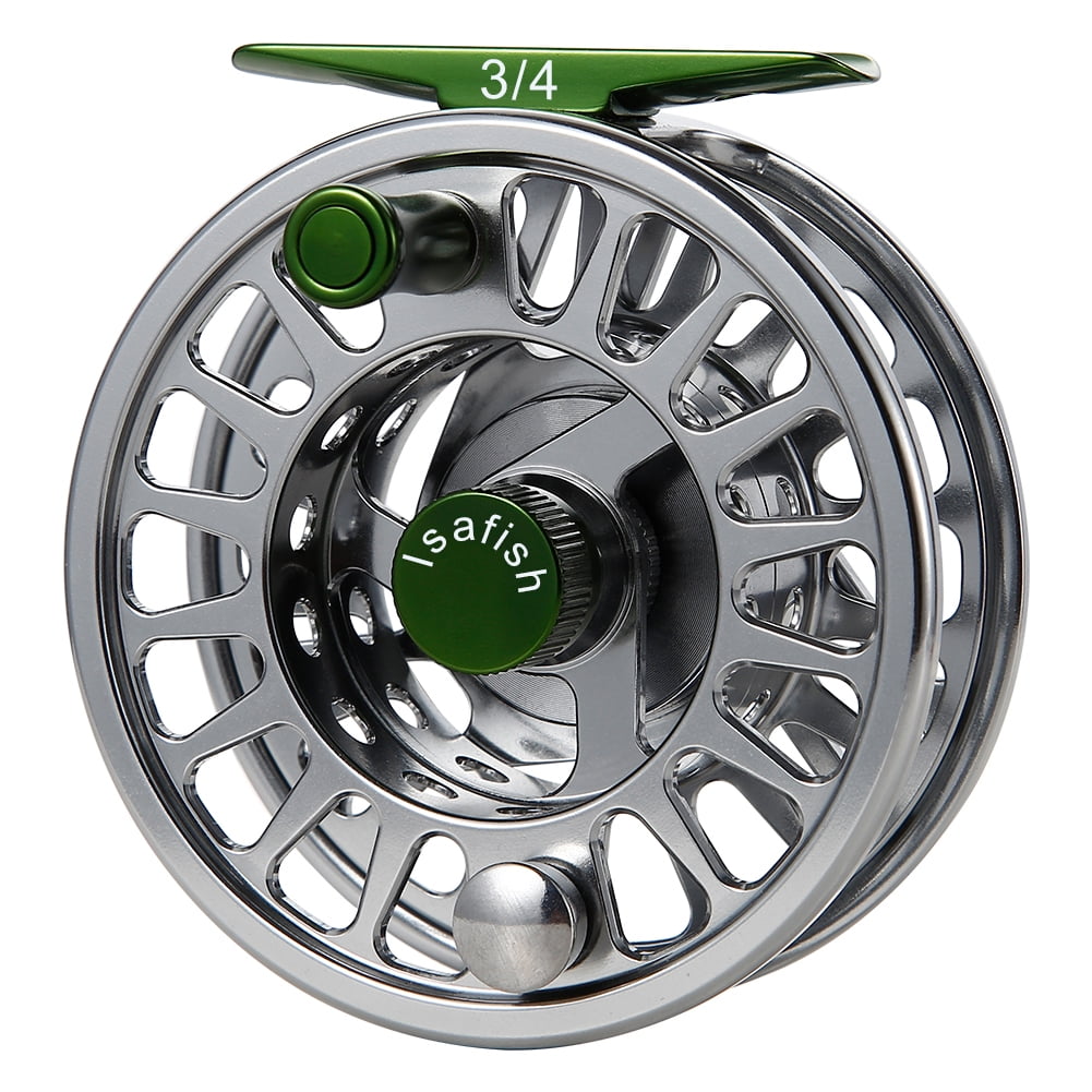 3//4 5//6 7//8 CNC Machined Aluminum Fly Fishing Reel Adjustable Drag Large Arbor