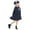 Blue, variant on SUXIAN Girls Officer Kids Cop for Girls Cop Halloween Clothing Set Blue M