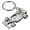 Silver, variant on Naierhg Mini Simulation Car Model Pendant Keyring Metal Ring Cool Key Chain Creative Gift