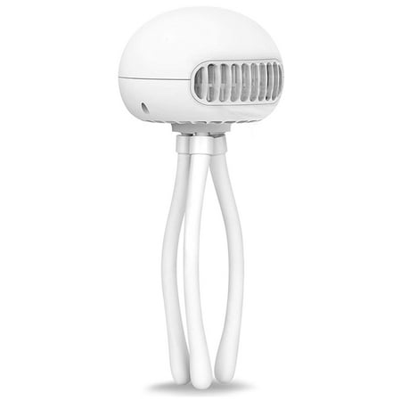 

Portable Fan Stroller Fan Mini Personal Fan Car Seat Baby Fan (White)