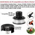 thumbnail image 5 of Bobina de hilo cupé bordeada para black et decker a6226 gl360, A6226 Bobina de hilo compatible con Black et Decker GL310 GL360 GL360SB ST4400 ST4500 ST5000 GL250 largo 6m, diámetro 1,6mm, 5 of 5