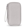 thumbnail image 2 of Gustave Electronics Travel Organizer Waterproof Cable Organizer Case Electronics Accessories Storage Pouch for Charger Power Bank Cables Mouse Earphone Phone USB (Gray), 2 of 10