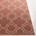 thumbnail image 2 of Hauteloom Wales Living Room, Bedroom Patio Outdoor Area Rug - Traditional, Transitional - Rust, Beige - 7'3" Square, 2 of 13