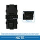 thumbnail image 4 of Interruptor de ventana eléctrica Unique Bargains para Cadillac Escalade ESV EXT No.22895547 Interruptor de control de ventana ABS negro lado del pasajero, 4 of 7