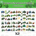 24 Sheet Tractor Temporary Tattoos Fun Farm Theme Party Favors for