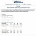thumbnail image 2 of PISTON AIR COMPRESSOR OIL SS- 30 SEMI-SYNTHETIC- 1 gallon, 2 of 2