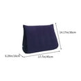 thumbnail image 3 of Qaailabf Thin Low Pillow Sleep Aid for Neck Support | Cervical Spine Pressure Relief | Ergonomic PVC Foam Core | Breathable Skin-Friendly Cover | Portable for Travel Home | 45x36x16cm | 1PC Blue, 3 of 6