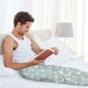 thumbnail image 5 of Fotbe White Swan Pantalones de Pijama para Hombre, Pantalones de Dormir, Pantalones de Casa con Cintura Ajustable y Bolsillos-3X-Large, 5 of 6