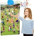 thumbnail image 6 of Talking Wall Chart for Kids, Toddlers Early Interactive Educational Wall Chart Talking Toy, English Learning Poster with Songs, ABCs, Numbers, Animal words & Piano, 6 of 10